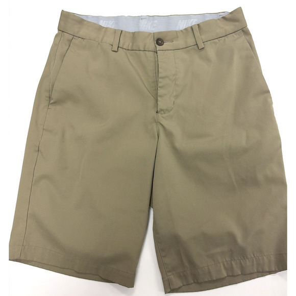 Nike Golf Dri Fit Shorts Khaki Mens 28 Pleated - Picture 3 of 7